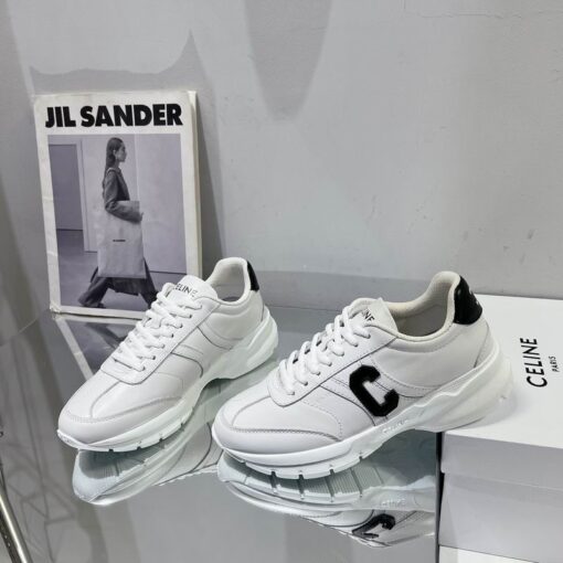 Celine Runner Cr-02 Low Lace-Up Sneaker Calfskin Black/White 2026 | Drip Kickz Celine Runner Cr-02 Low Lace-Up Sneaker Calfskin Black/White