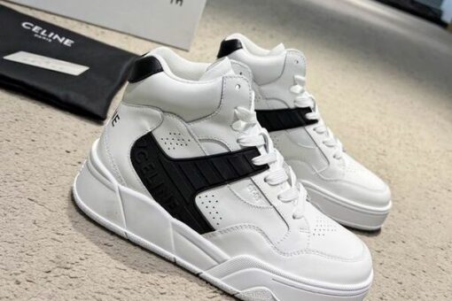 Celine CT-06 High Top Sneaker White/Black