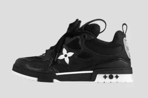 LV New Skate Sneaker Black - 45