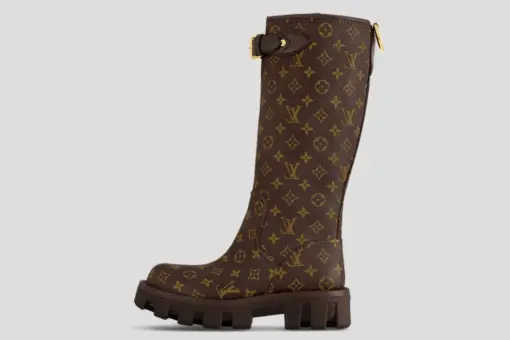 LV Checker High Boot Ebene - 46