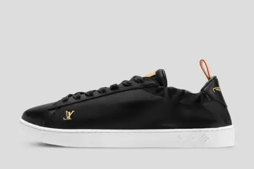 LV Soft Trainers Calf Leather Sneaker Black - 44