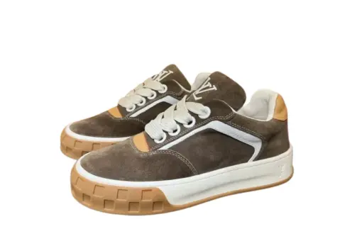 LV Lagoon Sneaker Tilted Khaki Sued M1 - 39