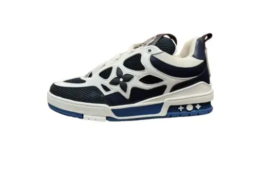 LV Skate Sneaker Black & White With White Logo - 39