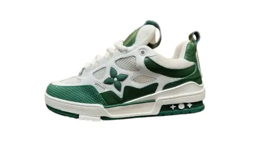 LV Skate Sneaker White & Green - 39