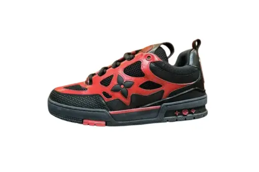 LV Skate Sneaker Black & Red - 43