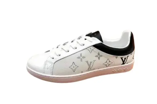 LV Lagoon Sneaker White With Black Design - 37