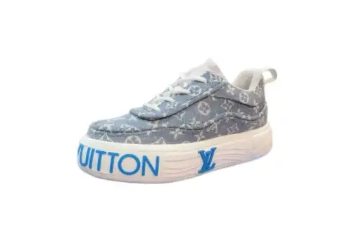 LV Trainer Sneaker Monogram Denim Sky Blue - 37