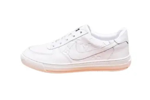 LV White Nike Low Classic Sneaker - 43