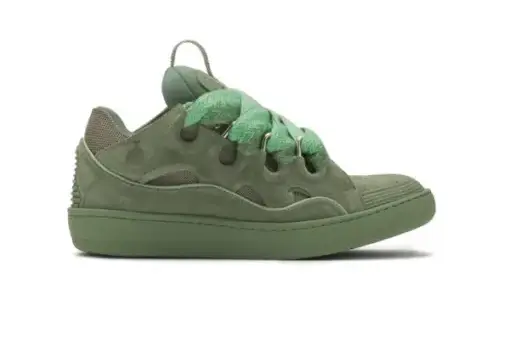 Lanvin Curb Sneakers Olive Green - 42