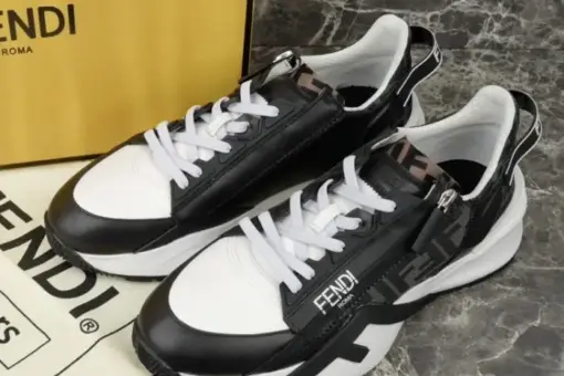 Fendi Flow Sneaker White Black M1