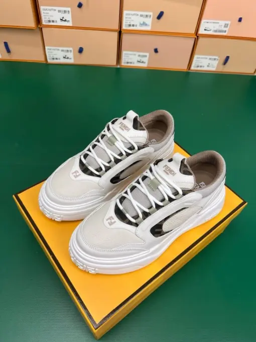 Fendi Force Sneakers White/ Black 2026 | Drip Kickz Fendi Force Sneakers White/ Black