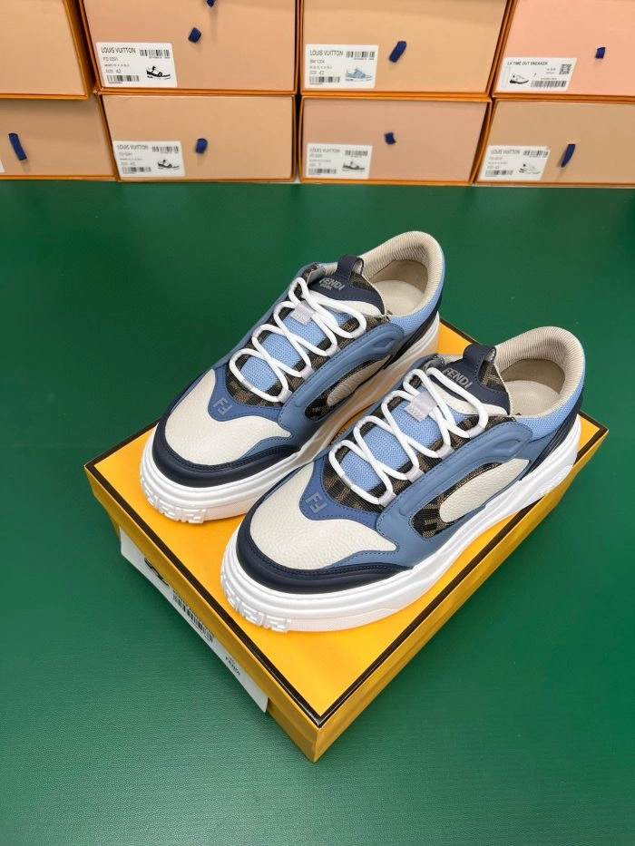 Fendi Force Sneakers Blue 2026 | Drip Kickz Fendi Force Sneakers Blue