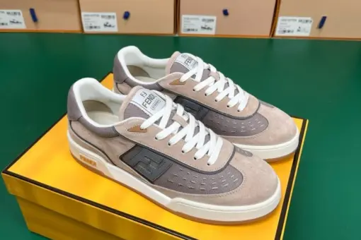 Fendi Flow Sneakers Beige & Brown