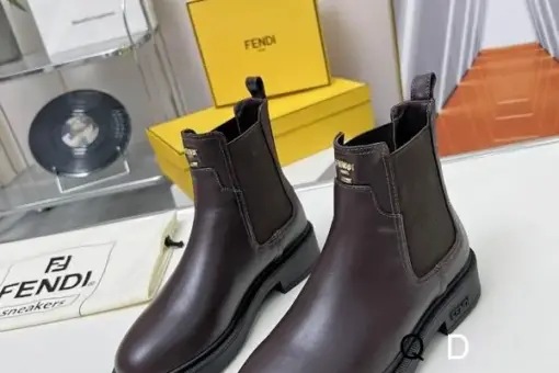 Fendi Boots Brown Black