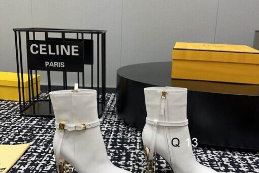 Fendi Ankle Boots White