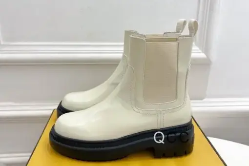 Fendi Chelsea Boots White