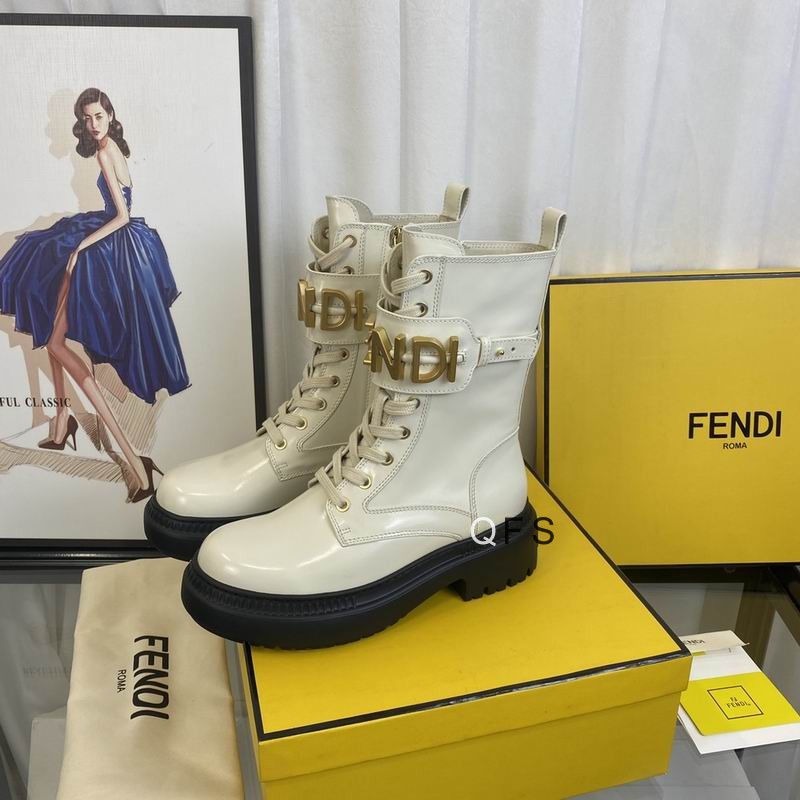 Fendi F’graphy Leather Biker Boots Off White 2026 | Drip Kickz Fendi F’graphy Leather Biker Boots Off White