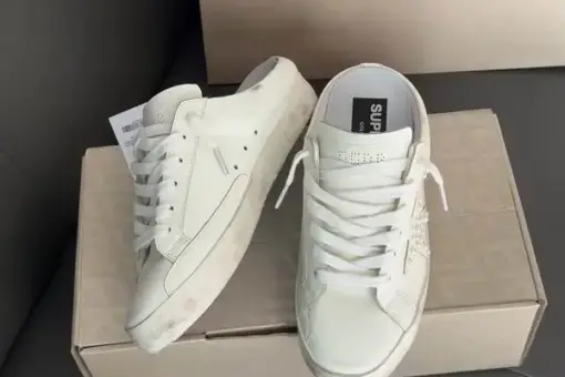 Golden Goose Ball Star Sabot Mule Sneakers White
