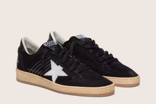 Golden Goose Ball Star Black Suede Sneaker