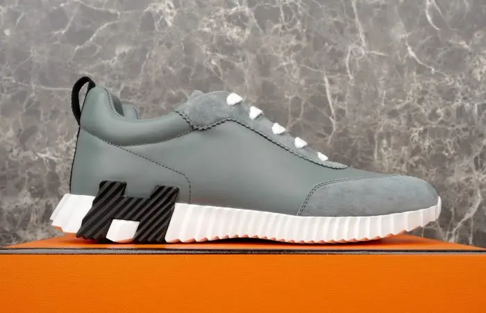 Hermes Bouncing Sneaker Grey White 2026 | Drip Kickz Hermes Bouncing Sneaker Grey White