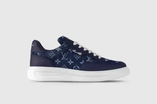 LV Beverly Hills Sneaker Denim Blue