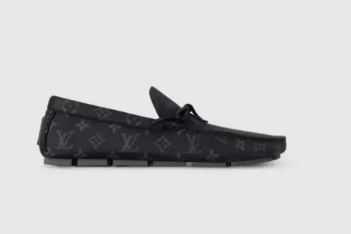 LV Driver Mocassin Monogram Eclipse Black - 44