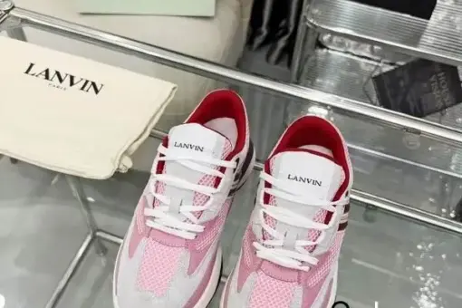 Lanvin JLA Mesh Sneakers Pink - 39