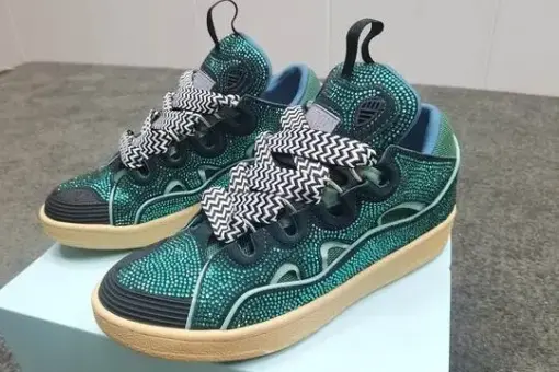 Lanvin Curb Ringstone Sneaker Green - 41