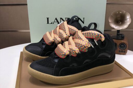 Lanvin Curb Sneakers Black/Beige - 39