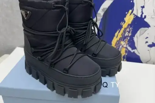 Prada Ski Snow Boots Black - 36