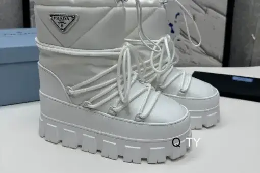Prada Ski Snow Boots White - 38