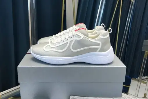 Prada Sneaker Beige White Grey