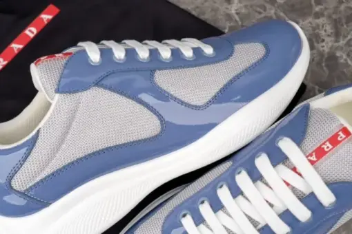 Prada ER:39 Sneakers Denim Blue