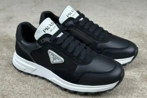 Prada Prax 01 Nubuck & Re-Nylon Sneaker Black - 40