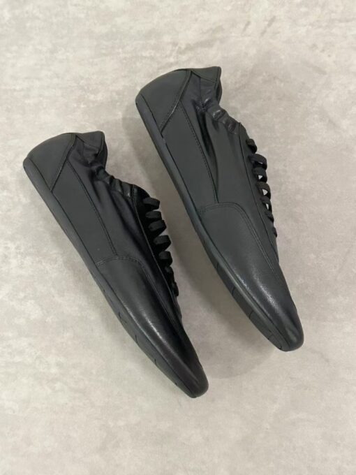 Prada Collapse Leather Sneaker Black 2026 | Drip Kickz Prada Collapse Leather Sneaker Black - Image 3
