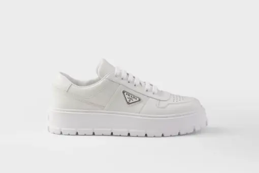 Prada Leather Sneaker White