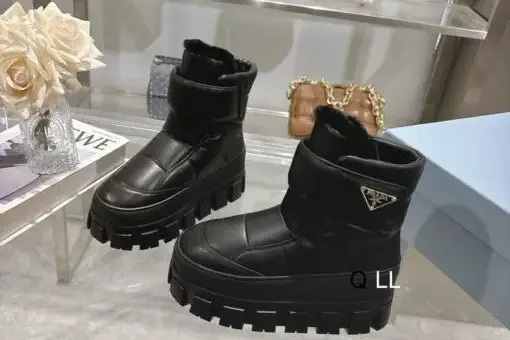 Prada Monolith Boots Black M1 - 43