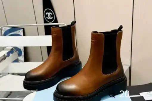 Prada Chelsea Boots Brown - 40