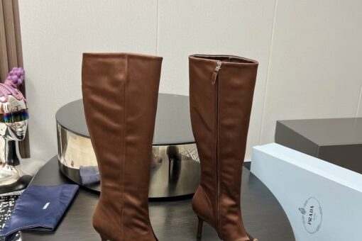 Prada High Heel Boots Tan - 40