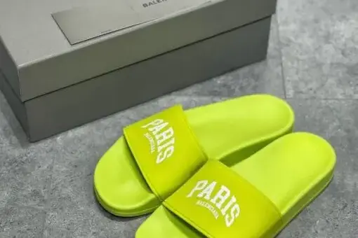 Balenciaga Pool Slide Neon Green
