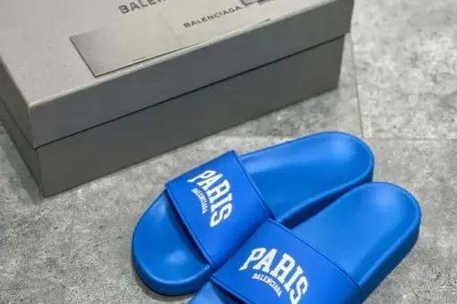 Balenciaga Slippers Blue White