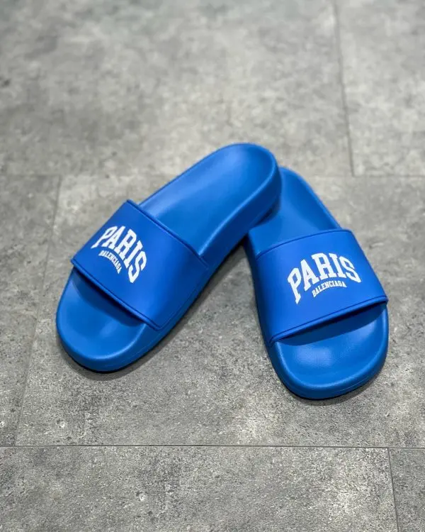 Balenciaga Slippers Blue White 2026 | Drip Kickz Balenciaga Slippers Blue White - Image 4