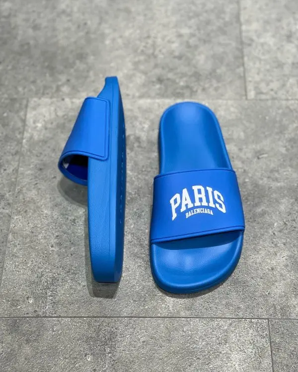 Balenciaga Slippers Blue White 2026 | Drip Kickz Balenciaga Slippers Blue White - Image 3