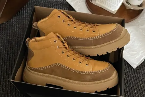 Ugg Chunky Sole Boot Beige/Brown