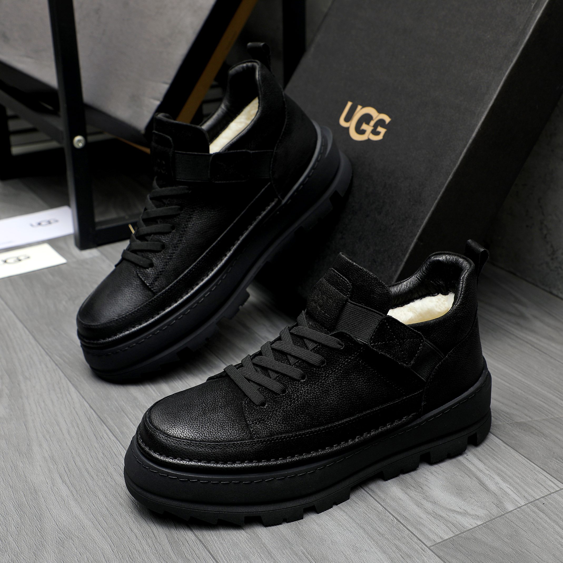 Ugg Sneaker Boots Black 2026 | Drip Kickz Ugg Sneaker Boots Black - Image 3