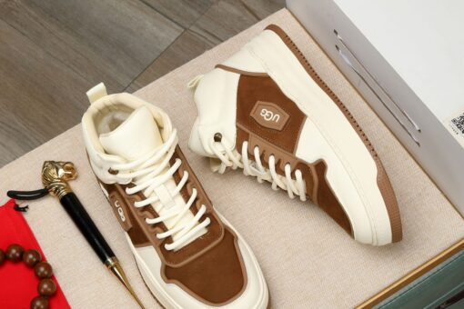 UGG Fried Street High Top Boots White & Brown