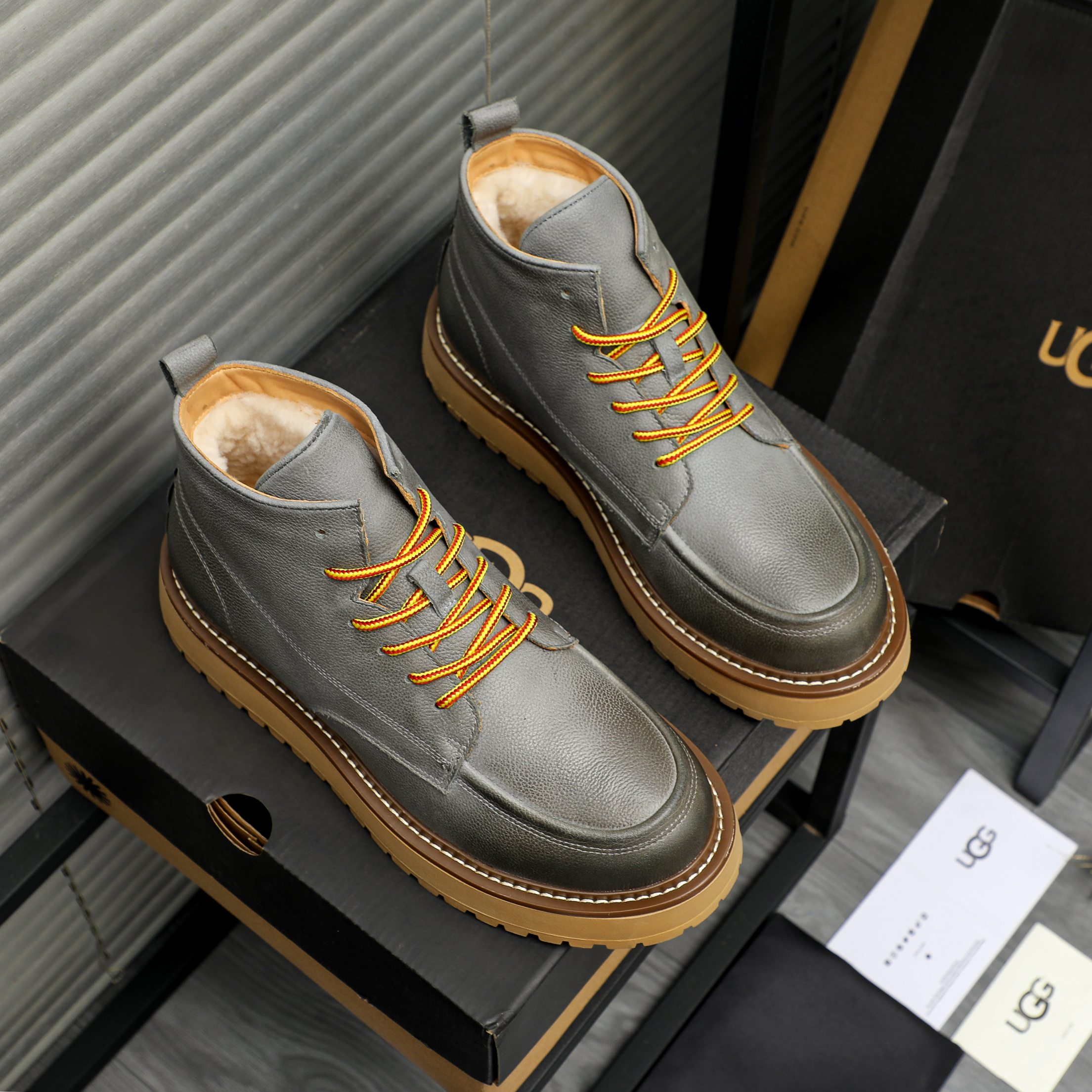 UGG Autumn Martin Boots Grey 2026 | Drip Kickz UGG Autumn Martin Boots Grey