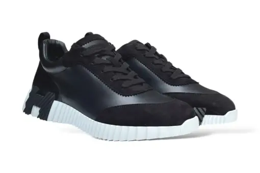 Hermès Bouncing Sneakers Black Calfskin