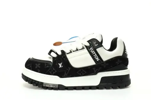 LV Trainer Maxi Sneaker White Black - 46
