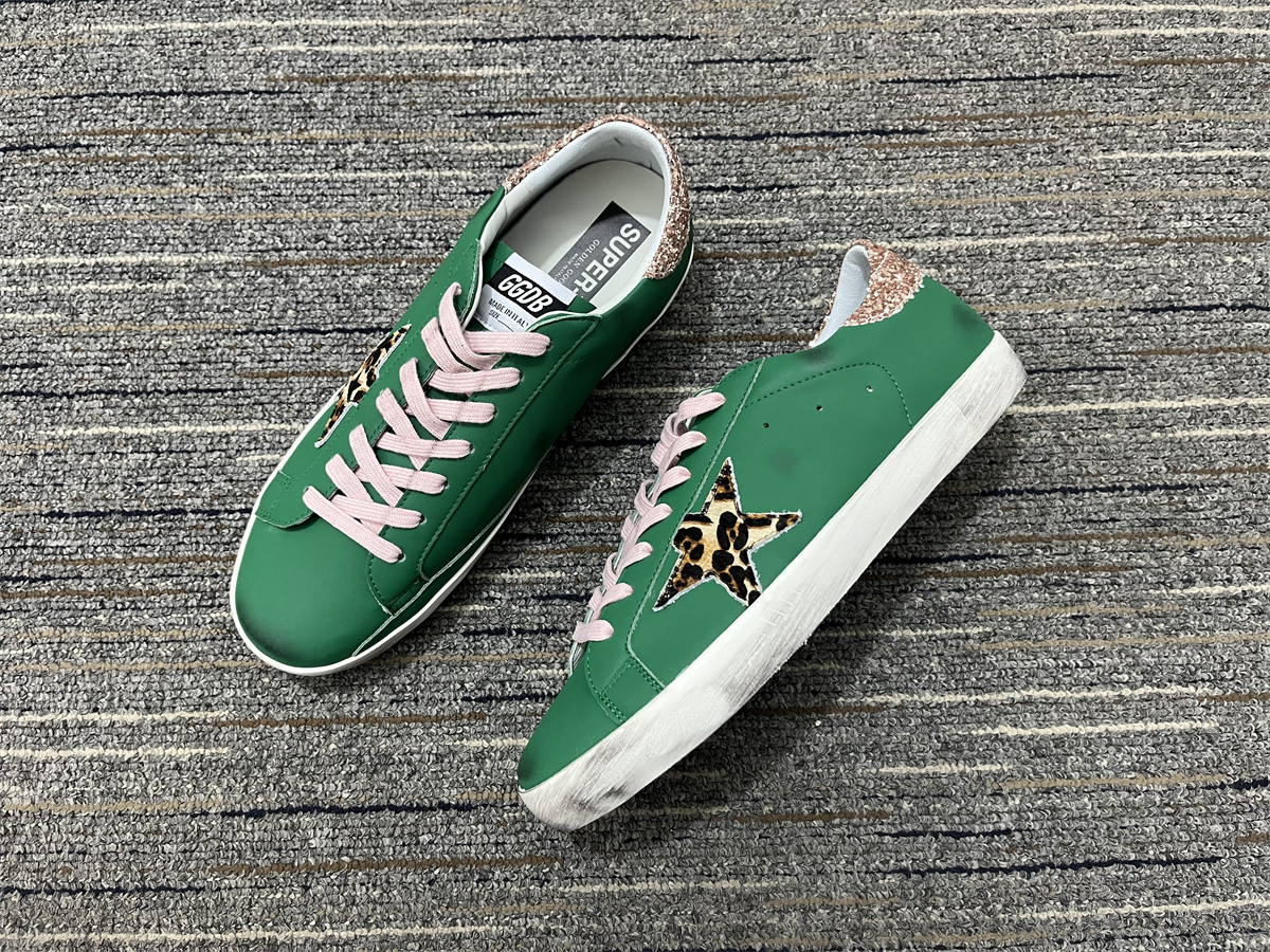 Golden Goose Super Star LTD Leather low-top Sneaker Green 2026 | Drip Kickz Golden Goose Super Star LTD Leather low-top Sneaker Green